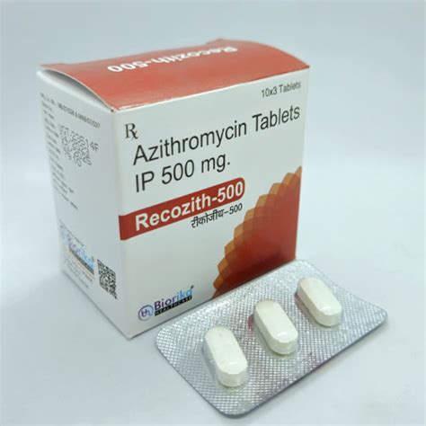 RECOZITH-500 Tablets Biorika Healthcare
