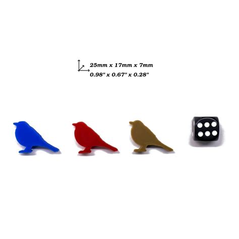 Buy 5PCS Bird Meeple Figures - BoardGameSet - Accessories