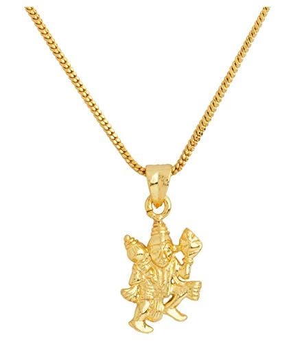 Buy Zewar Pendant Lord Hanuman Ji Locket One Gram Gold Plated Beautiful ...