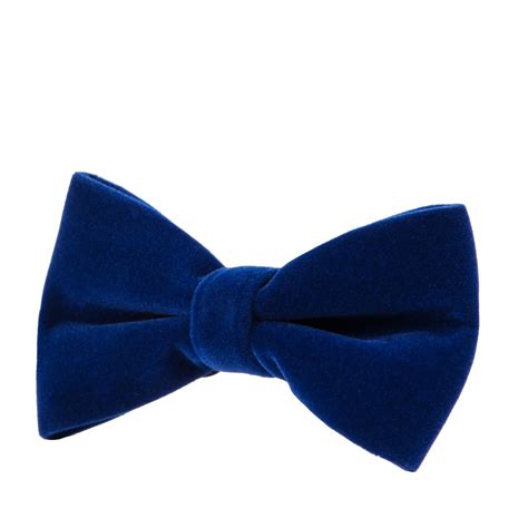 Buy Fobhiya International Men's Velvet Regular Shape Bow Tie (Royal ...
