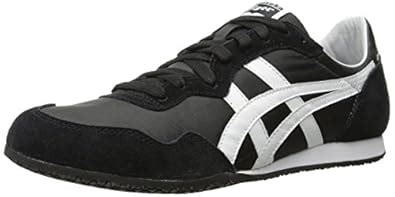 Buy Onitsuka Tiger Serrano Classic Black and White Running Shoe -11.5 M ...