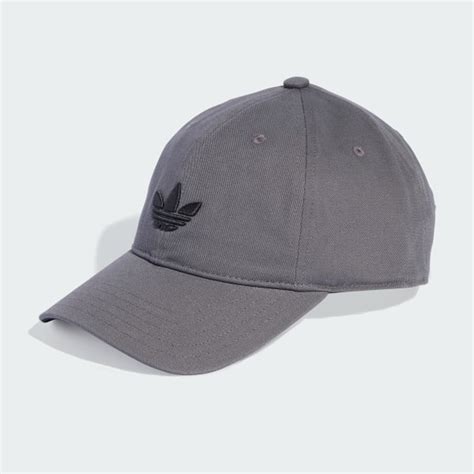 adidas Adicolor Classic Trefoil Baseball Cap - Grey | adidas India