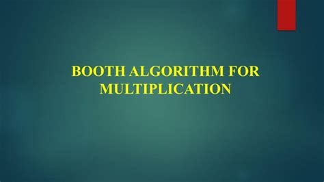 Image result for Booth Algorithm Muktiplication