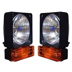 ALL PARTS SOURCE Head Light Lamp Set with Indicator Suitable for JCB ...