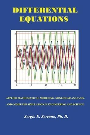 Buy Differential Equations: Applied Mathematical Modeling, Nonlinear ...