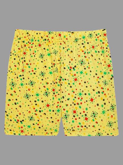 Yellow Printed Boys swim shorts (Kids Swimsuit) – cukoo.in