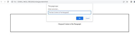 Image result for How to Remove an Paragraph Using Button in JavaScript