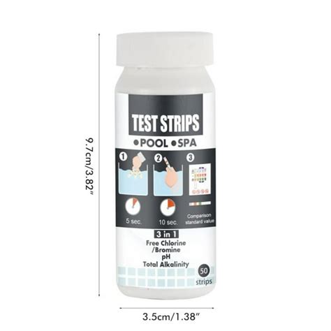 Pool Time Test Strip Instructions 的图像结果