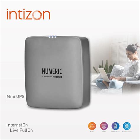 Numeric Intizon Mini UPS for Wi-Fi Routers | Up to 4 Hours PowerBackup ...