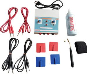 omitek 2 Channel Mini Muscle Stimulator/EMS Galvanic & Faradic Mode ...