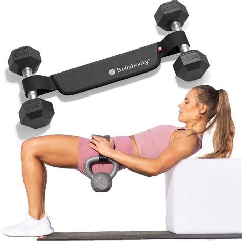 Bellabooty Exercise Hip Thrust Belt, Easy to Use with Dumbbells ...