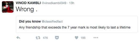 Twitter Won't Stop Making Fun Of Vinod Kambli For His Sad Sly-Tweet ...
