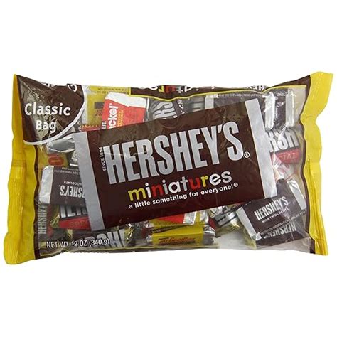 Buy HERSHEYS Miniatures Assortment , 12 Ounce Bag Pack of 6 Online at ...