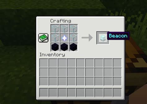 Beacon Recipe For Minecraft Pocket Edition at Will Mcguirk blog