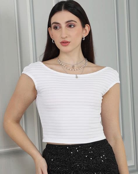 Buy White Tops for Women by Shein Online | sheinindia.in