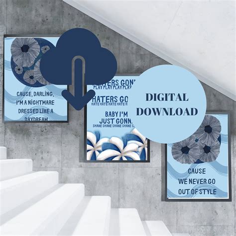 Taylor Swift Wall Art ,taylor Swift Songs Wall Art,taylor Swift Decor ...