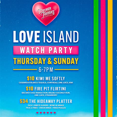 Love Island Watch Parties at Mother Tucker’s Tavern | Dive Bar Drama Nights