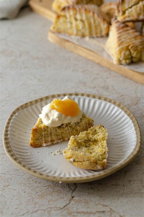 Lemon Poppy Seed Scones - Salty Ginger