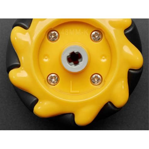 Left & Right Mecanum Wheel Pair - 48mm Diameter - TT Motor or Cross ...