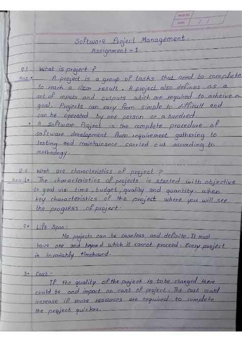 Gaurav Wani SPM Assign-1 - MSc(computer Science) - Studocu