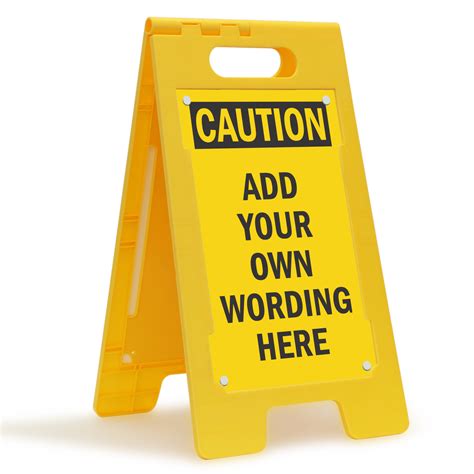 Caution Floor Signs | OSHA Compliant Caution Signs for Floor