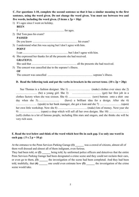 AcademiaABC – Olimpiada de Limba engleză-Etapa pe școală Clasa a IX-a