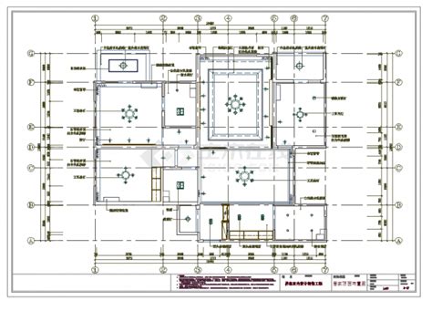 某地西海岸三室两厅家装设计施工图CAD图纸_土木在线