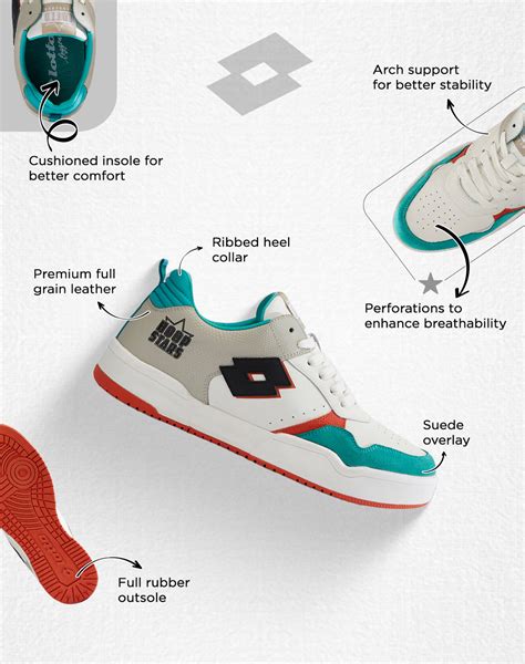 Women’s Hoop Star OG - Star White-Arcadia-Pelican Shoes | Lotto