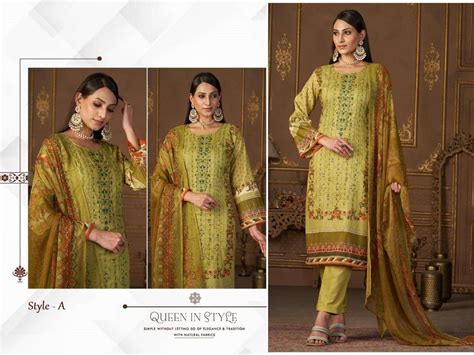 Queen's Court Pakistani Designer Hit Color Embroidered Lawn Suit – AliShaif