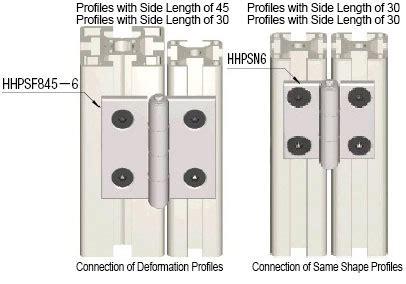 Heavy Load Aluminum Hinges Tapered Hole Type | MISUMI | MISUMI India