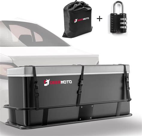Amazon.com: DEERMOTO Waterproof Universal Hitch Cargo Carrier - 600D ...