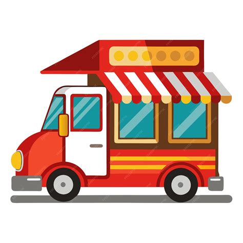 Food truck clipart vector art and illustration | Premium AI-generated ...