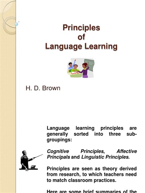 Image result for Principles of Language Learning