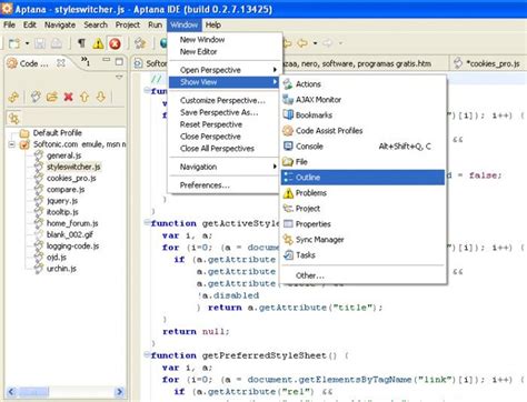 Aptana Python Tutorial 的图像结果