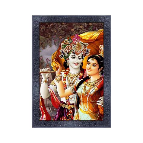 pnf Poster And Frames Radha Krishna Framed Wall Painting | For Living ...