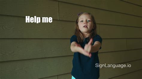 Image result for Sign Language for Help Me