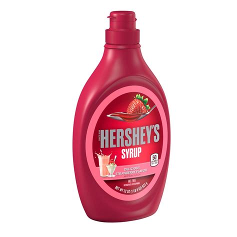 Hershey's Strawberry Flavored Syrup, Bottle 22 oz - Walmart.com