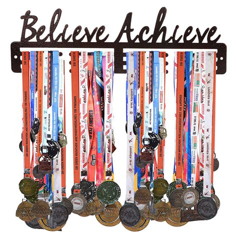 Believe Achieve Brown Medal Holder – Sehaz Artworks