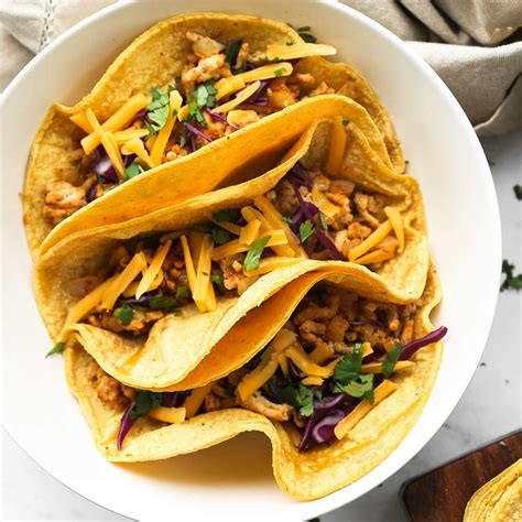 Quick, Simply Seasoned Ground Chicken Tacos - Real Simple Good