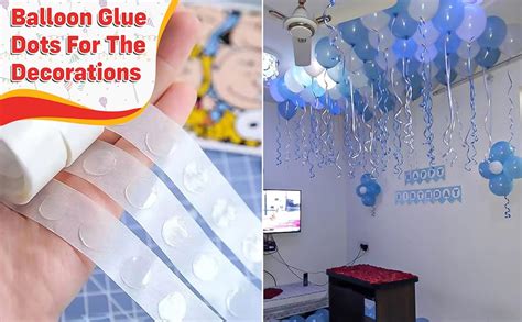 Party Propz Balloon Glue Dot For Decoration - 200 Dots 2 Pcs Glue Dots ...