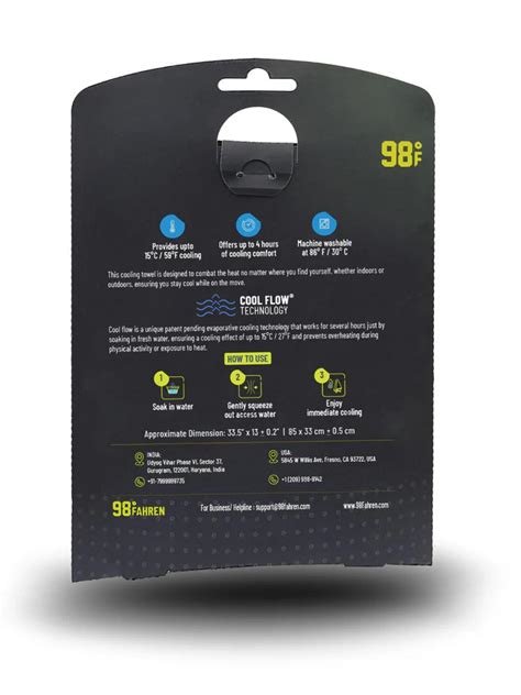 Hyper Body Cooling Towel – 98 Fahren