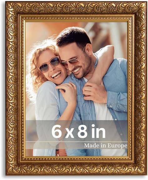 Amazon.com - VictoR 6x8 Picture Frame Rubens Brown Gold - Picture ...