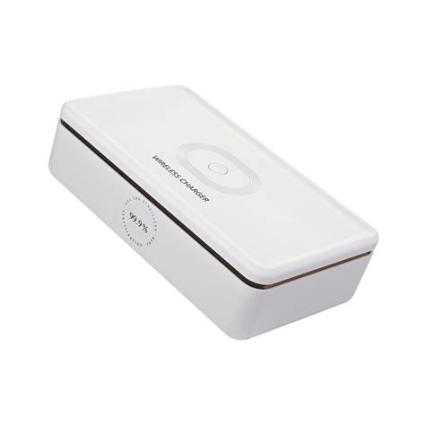 UV Light Sanitizer Box 15W Fast Wireless Charging for Smartphone Nail ...