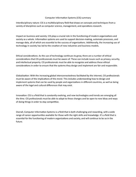 Computer Information System 的图像结果