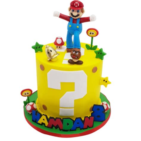 Super Mario Question block cake | Cake Social