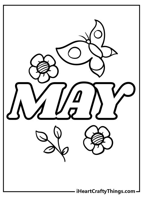 May Coloring Pages For Teens