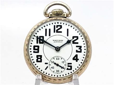 Vintage Waltham Pocket Watch Riverside Railroad Grade circa 1940 - The ...