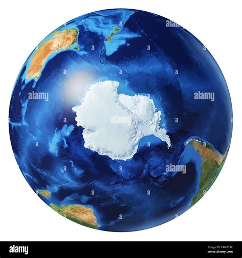 Globe With North And South Pole Nasa