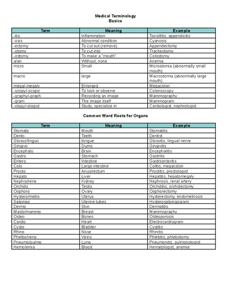 Medical Term Itis at Shelley Siegel blog