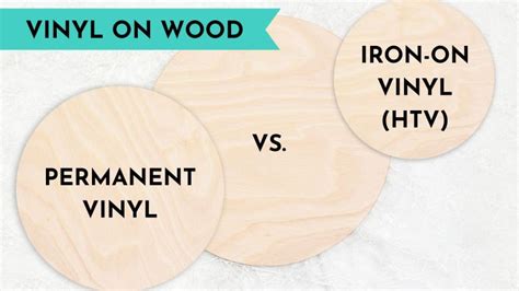 The Ultimate Guide To Vinyl On Wood: HTV vs. Permanent Vinyl